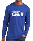 Port & Company L/S Fan Favorite Custom T-Shirt, color: True Royal