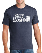 Port & Company S/S Fan Favorite Custom T-Shirt, color: Heather Navy