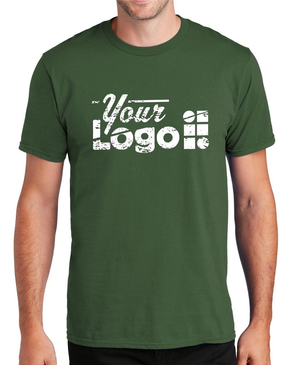 Port & Company S/S Fan Favorite Custom T-Shirt, color: Olive
