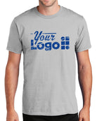Port & Company S/S Fan Favorite Custom T-Shirt, color: Silver