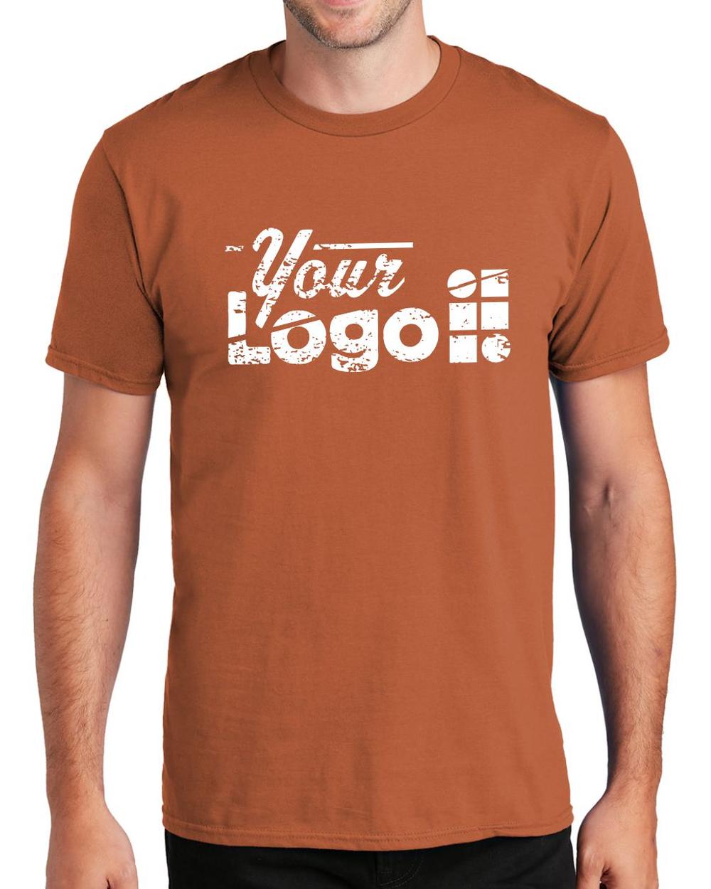 Port & Company S/S Fan Favorite Custom T-Shirt, color: Texas Orange