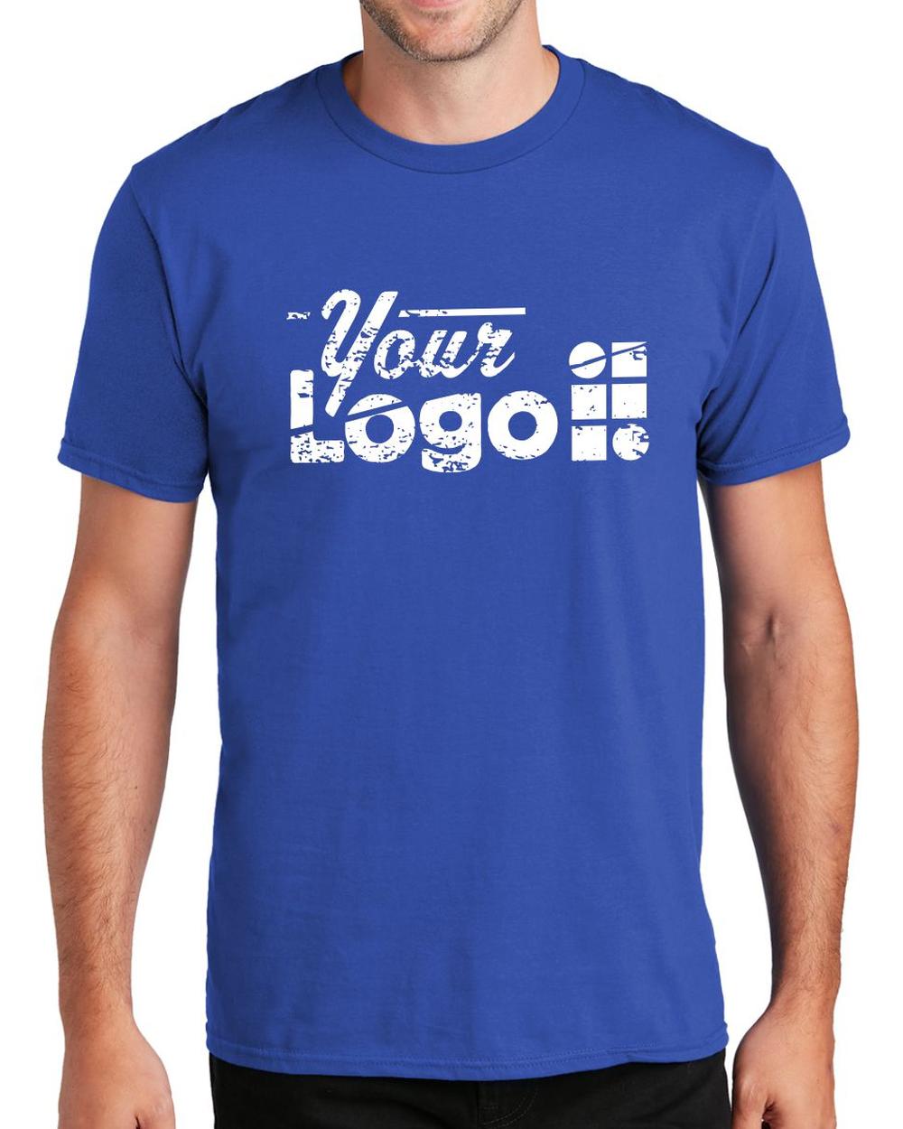 Port & Company S/S Fan Favorite Custom T-Shirt, color: True Royal