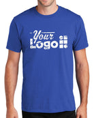 Port & Company S/S Fan Favorite Custom T-Shirt, color: True Royal