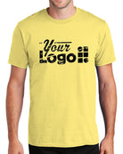 Port & Company S/S Fan Favorite Custom T-Shirt, color: Yellow