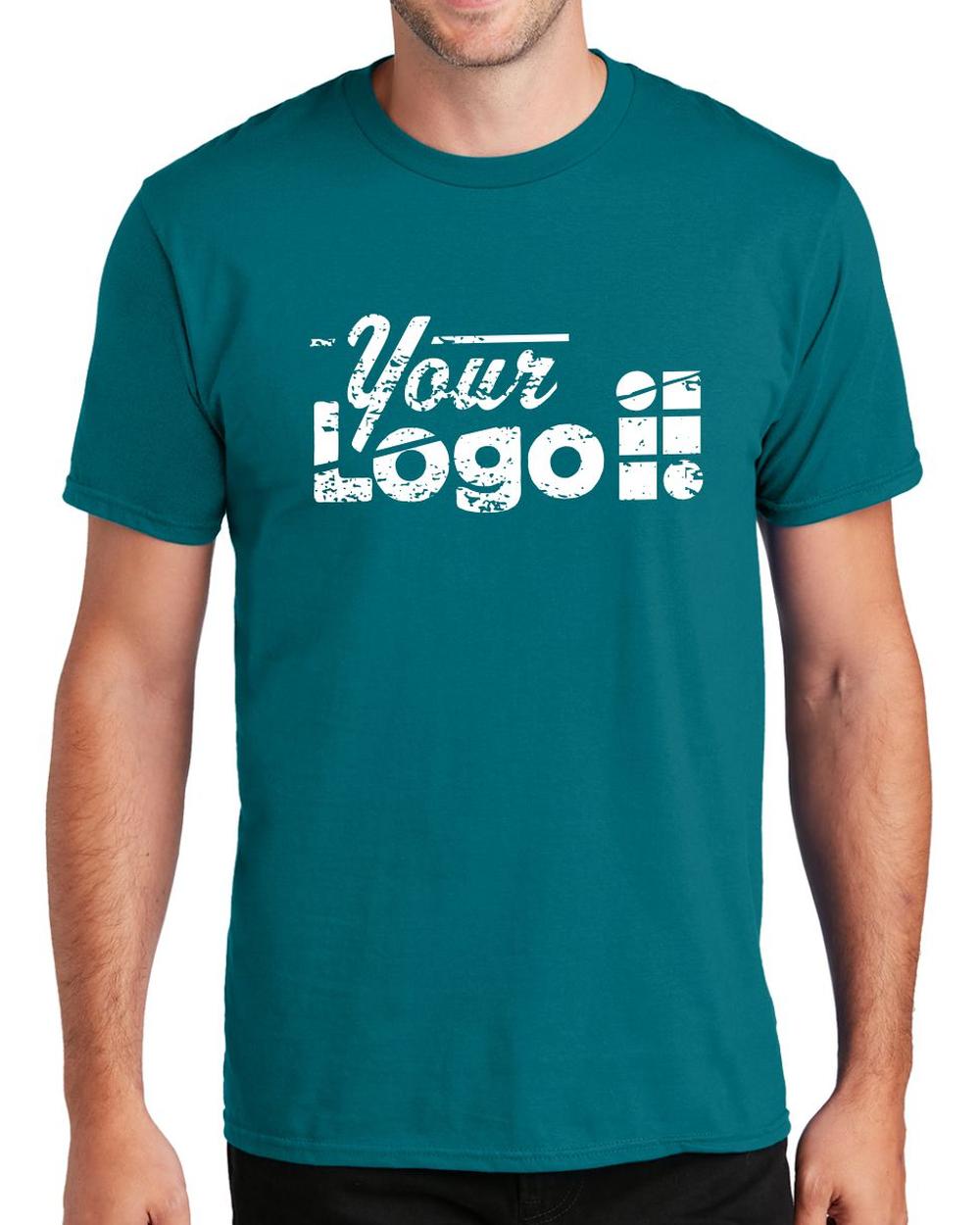 Port & Company S/S Fan Favorite Custom T-Shirt, color: Team Teal