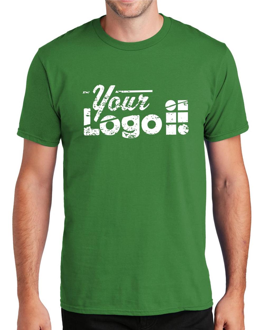 Port & Company S/S Fan Favorite Custom T-Shirt, color: Kiwi Green