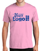 Port & Company S/S Fan Favorite Custom T-Shirt, color: Candy Pink