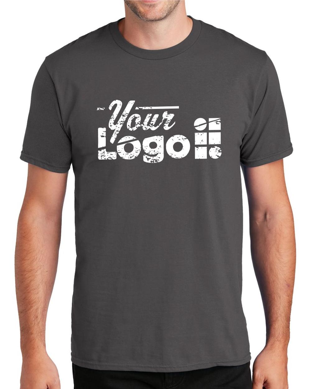 Port & Company S/S Fan Favorite Custom T-Shirt, color: Charcoal