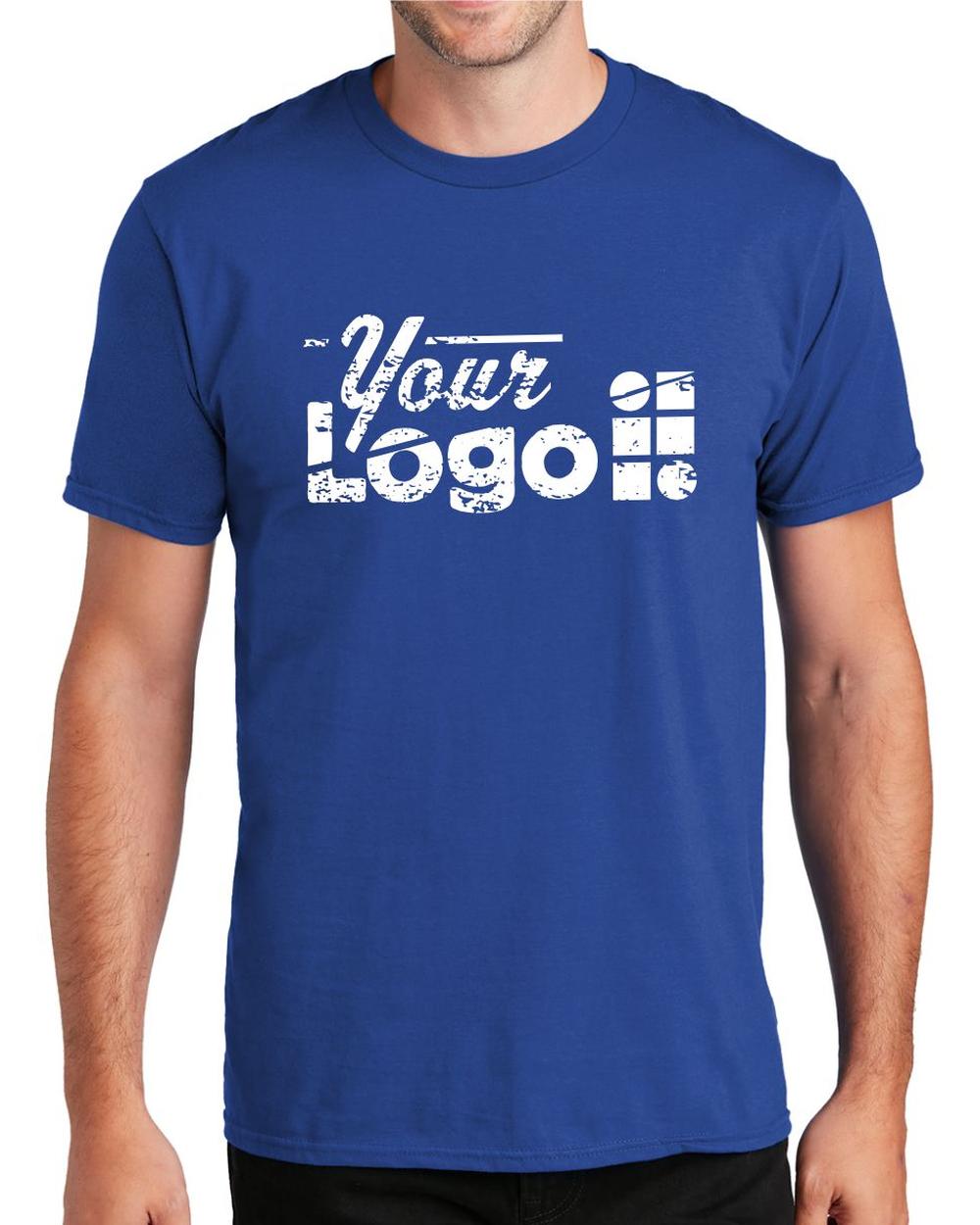 Port & Company S/S Fan Favorite Custom T-Shirt, color: Athletic Royal