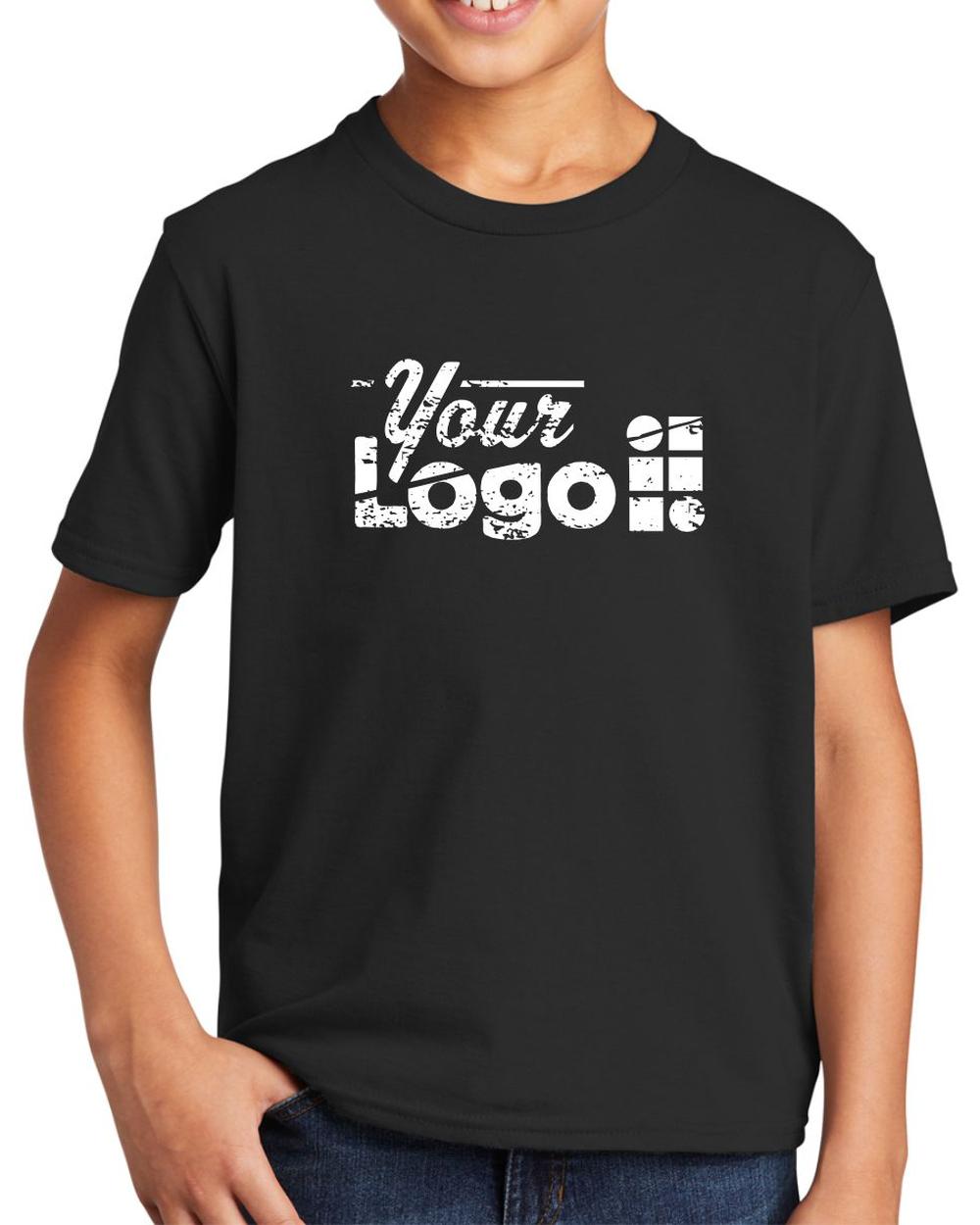 Port & Company S/S Fan Favorite Custom T-Shirt, color: Jet Black