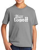 Port & Company S/S Fan Favorite Custom T-Shirt, color: Medium Grey