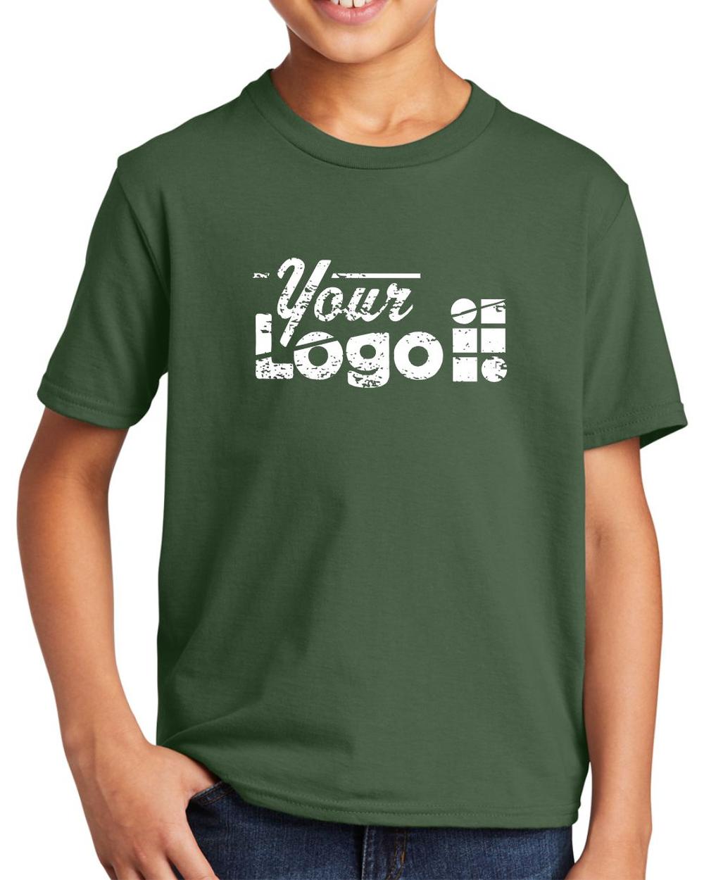 Port & Company S/S Fan Favorite Custom T-Shirt, color: Olive