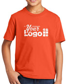 Port & Company S/S Fan Favorite Custom T-Shirt, color: Orange
