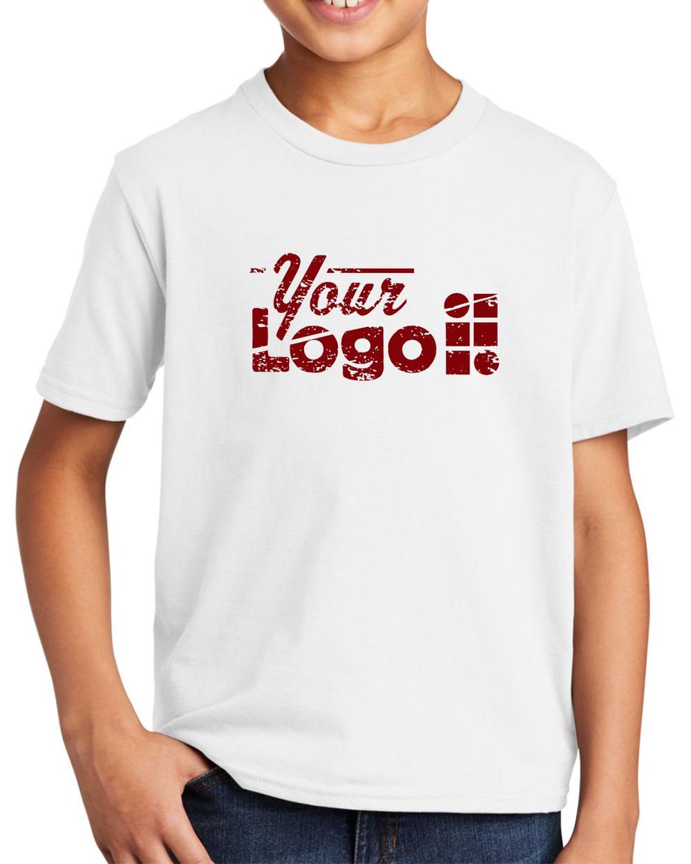 Port & Company S/S Fan Favorite Custom T-Shirt, color: White