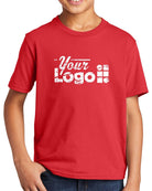 Port & Company S/S Fan Favorite Custom T-Shirt, color: Bright Red