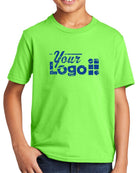 Port & Company S/S Fan Favorite Custom T-Shirt, color: Flash Green