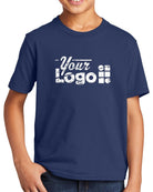 Port & Company S/S Fan Favorite Custom T-Shirt, color: Team Navy