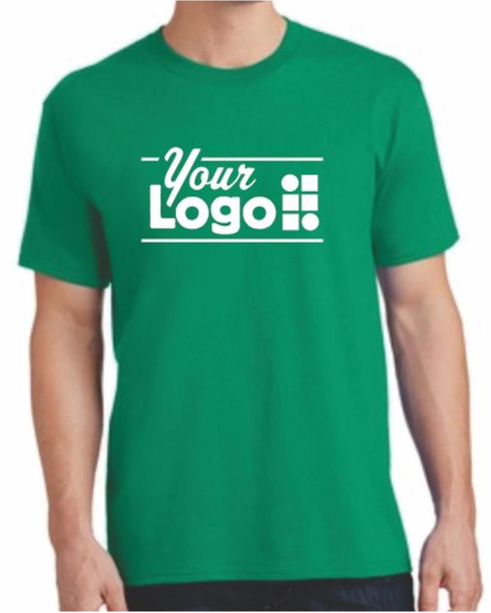 Port & Company S/S Cotton Custom T-Shirt, color: Kelly