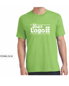 Port & Company S/S Core Cotton Custom T-Shirt, color: Lime