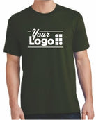 Port & Company S/S Core Cotton Custom T-Shirt, color: Olive