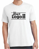 Port & Company S/S Core Cotton Custom T-Shirt, color: White