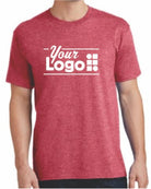Port & Company S/S Core Cotton Custom T-Shirt, color: Heather Red