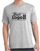 Port & Company S/S Cotton Custom T-Shirt, color: Ash