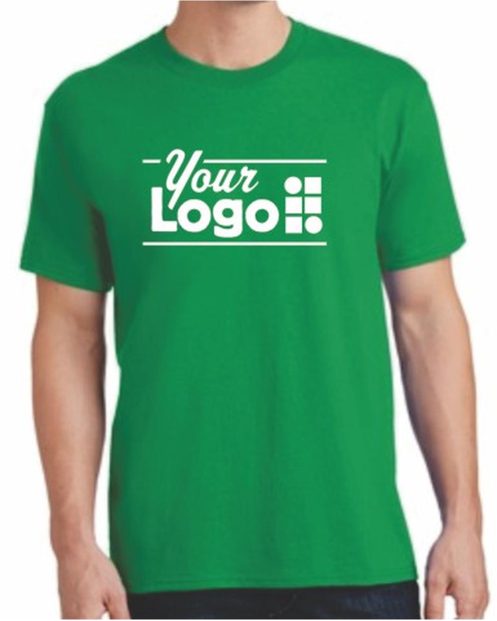 Port & Company S/S Cotton Custom T-Shirt, color: Clover Green