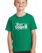 Port & Company S/S Core Cotton Custom T-Shirt, color: Kelly