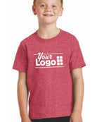 Port & Company S/S Cotton Custom T-Shirt, color: Heather Red