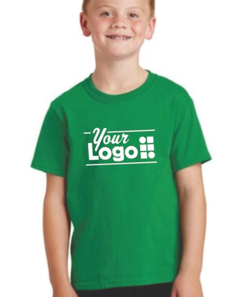 Port & Company S/S Cotton Custom T-Shirt, color: Clover Green
