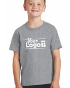 Port & Company S/S Core Cotton Custom T-Shirt, color: Athletic Heather