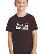 Port & Company S/S Core Cotton Custom T-Shirt, color: Athletic Maroon