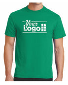 Port & Company S/S Blend Crewneck Custom T-Shirt, color: Kelly