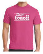 Port & Company S/S Blend Crewneck Custom T-Shirt, color: Sangria