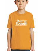 Port & Company S/S Blend Crewneck Custom T-Shirt, color: Gold