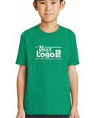 Port & Company S/S Blend Crewneck Custom T-Shirt, color: Kelly