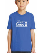 Port & Company S/S Blend Crewneck Custom T-Shirt, color: Royal