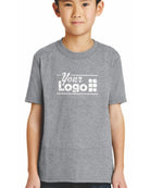 Port & Company S/S Blend Crewneck Custom T-Shirt, color: Athletic Heather