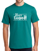 Port & Company S/S Essential Custom T-Shirt, color: Jade Green