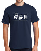 Port & Company S/S Essential Custom T-Shirt, color: Navy