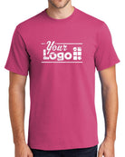 Port & Company S/S Essential Custom T-Shirt, color: Sangria