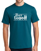 Port & Company S/S Essential Custom T-Shirt, color: Teal