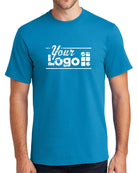 Port & Company S/S Essential Custom T-Shirt, color: Turquoise