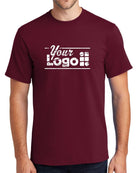 Port & Company S/S Essential Custom T-Shirt, color: Cardinal