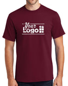 Port & Company S/S Essential Custom T-Shirt, color: Cardinal