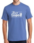 Port & Company S/S Essential Custom T-Shirt, color: Carolina Blue
