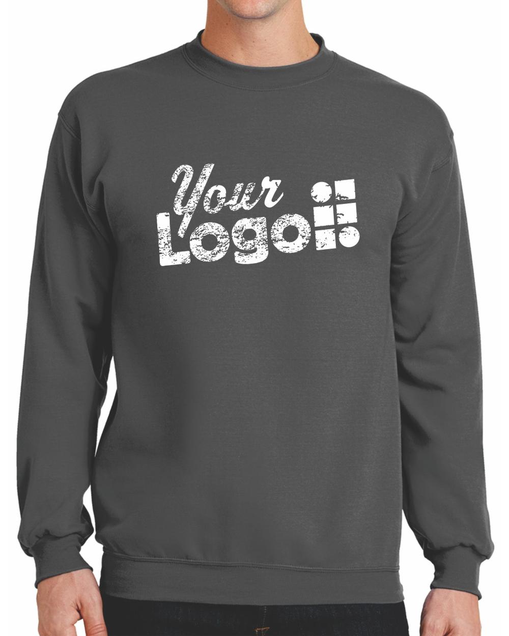 Port & Company Classic Custom Sweatshirt, color: Charcoal