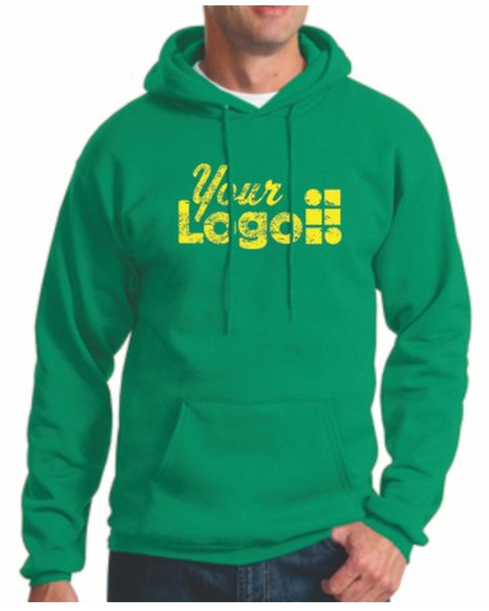 Port & Company Ultimate Custom Hoodie, color: Kelly