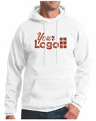 Port & Company Ultimate Custom Hoodie, color: White